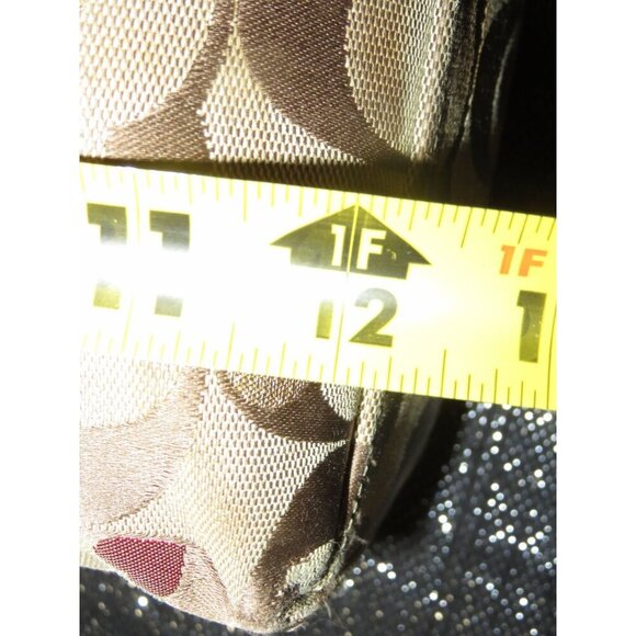 Coach Classic Laura Secret Admirer Jacquard Signature Hearts Dots Tote & Charm - Picture 13 of 13